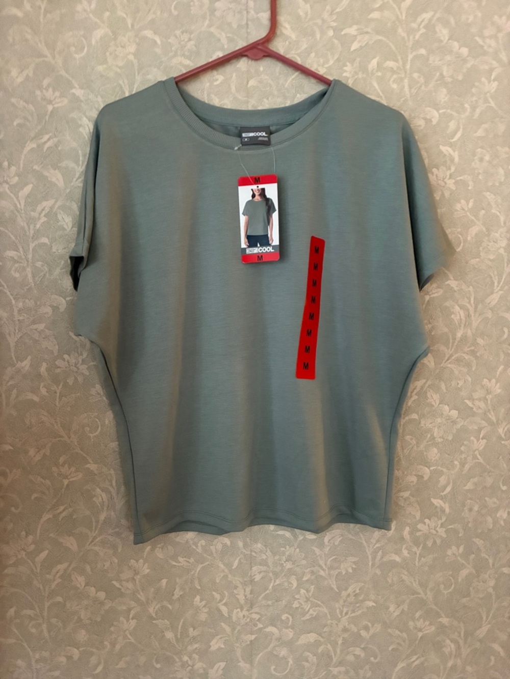 Relaxed Sage Green Short Sleeve Tee by